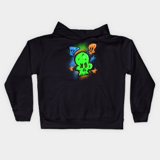 Stars and skulls Kids Hoodie